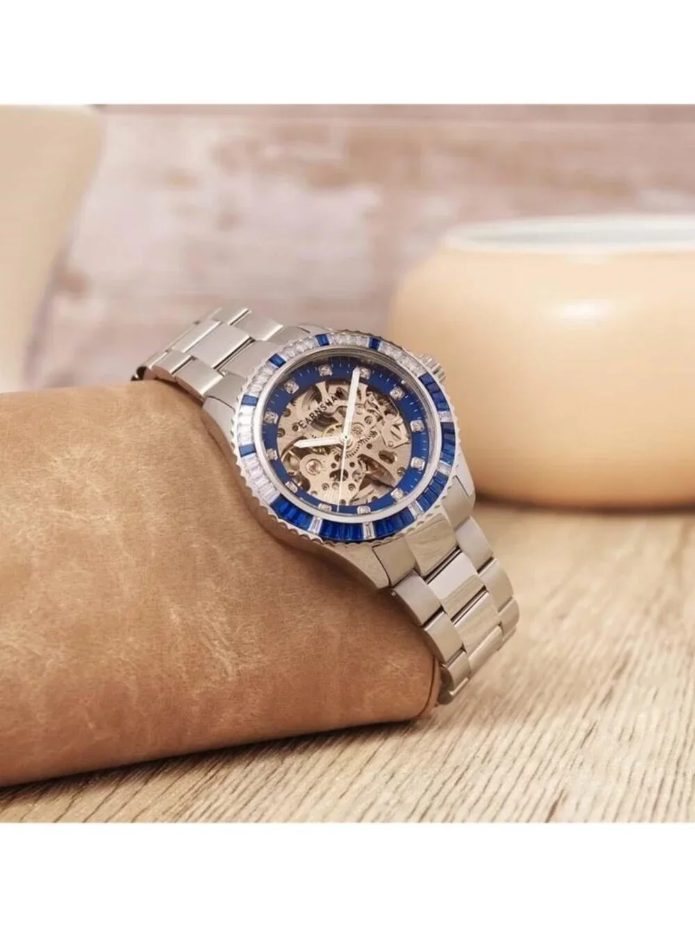 NWT Thomas Earnshaw Martineau Blue Dial Ladies Watch